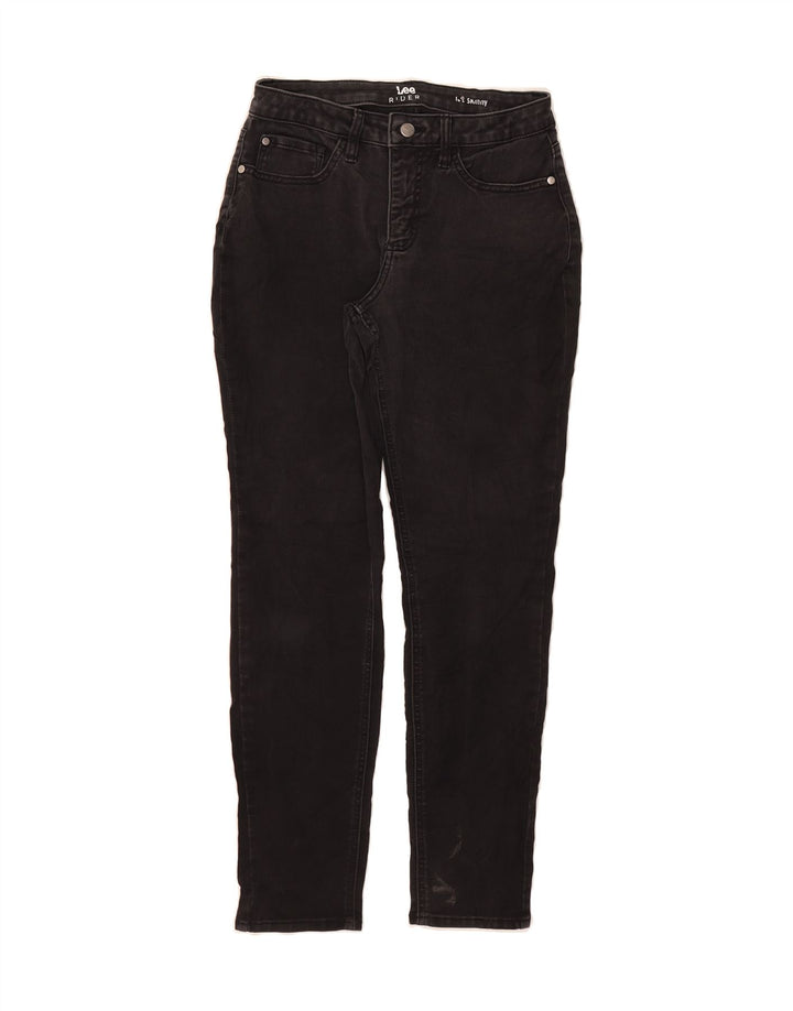 LEE Womens Rider Skinny Jeans W30 L29 Black Vintage Lee and Second-Hand Lee from Messina Hembry 