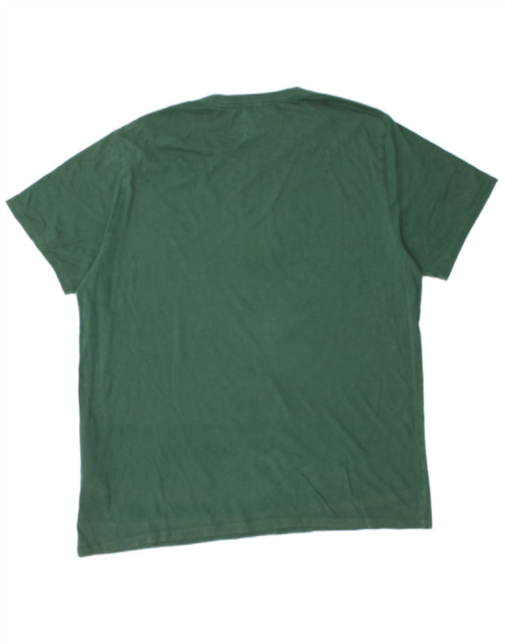 Męski standardowy T-shirt Levi's, duży, zielony, bawełniany