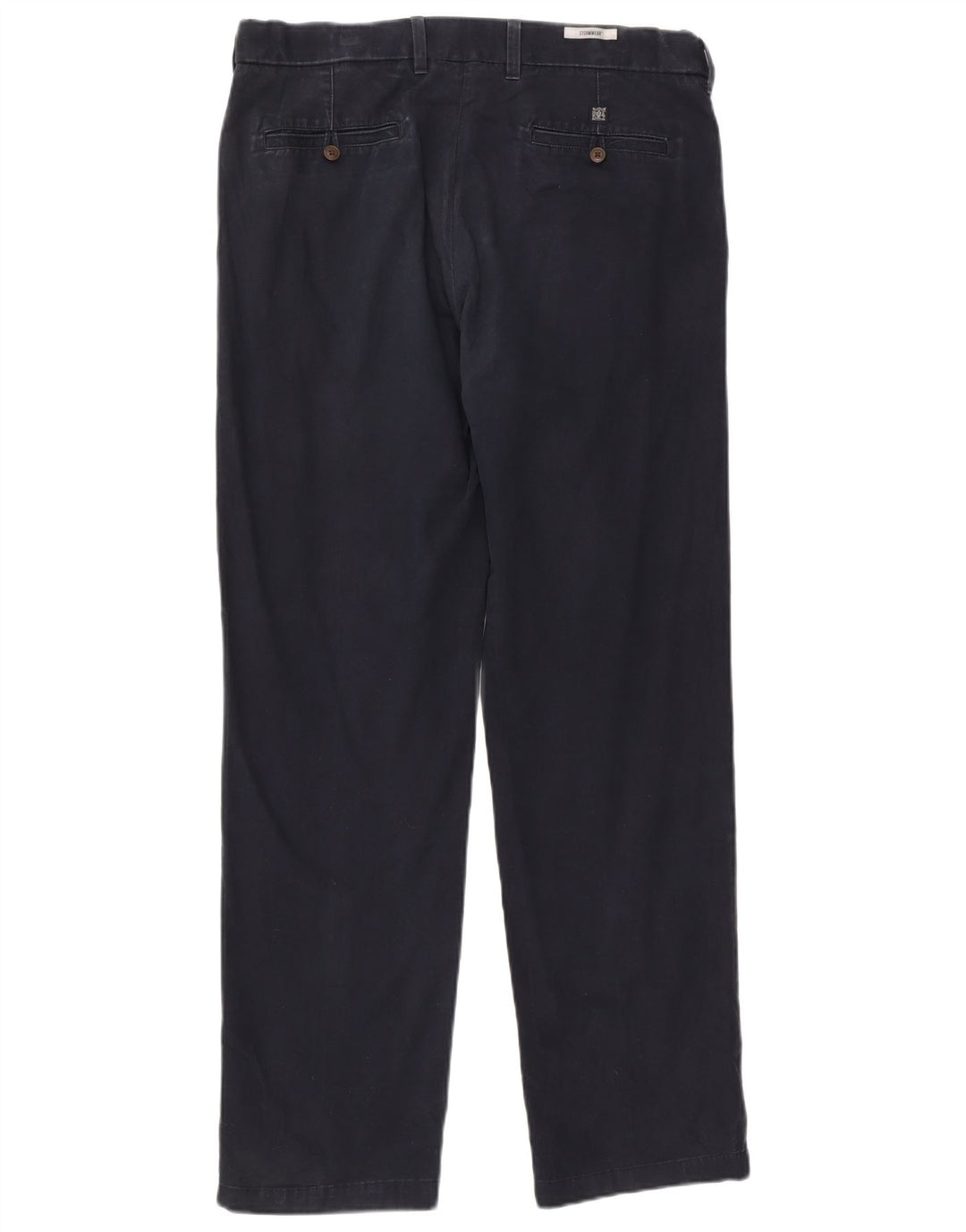 Męskie spodnie typu chino Regular Marks & Spencer W36 L33 Granatowa bawełna