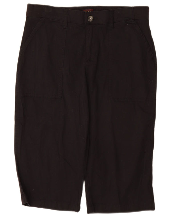 Damskie spodenki bermudy LEE US 10 Large W30, czarna bawełna