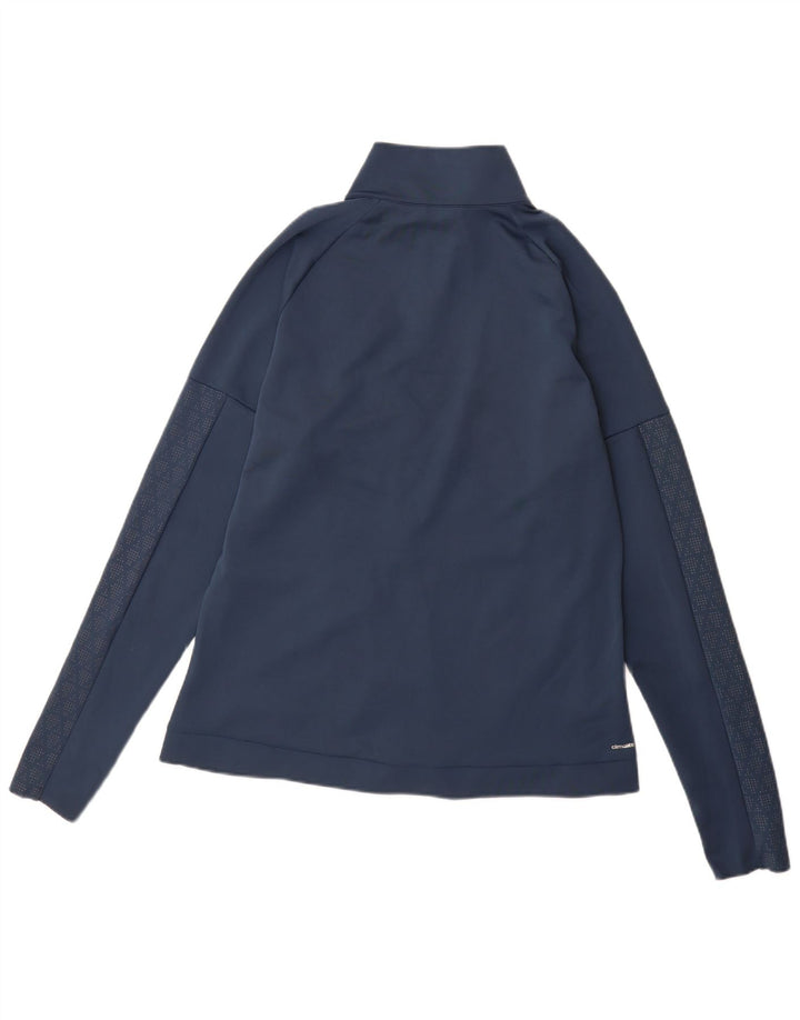 Damska kurtka dresowa Adidas Climalite UK 18 XL granatowa, poliestrowa