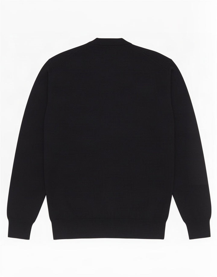 Harmont & Blaine Męski sweter rozpinany, duży, granatowy, wełniany