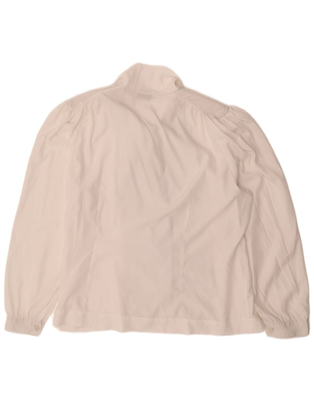 Damska bluzka koszulowa w stylu vintage z wiązaniem z przodu IT 51 XL w kolorze złamanej bieli