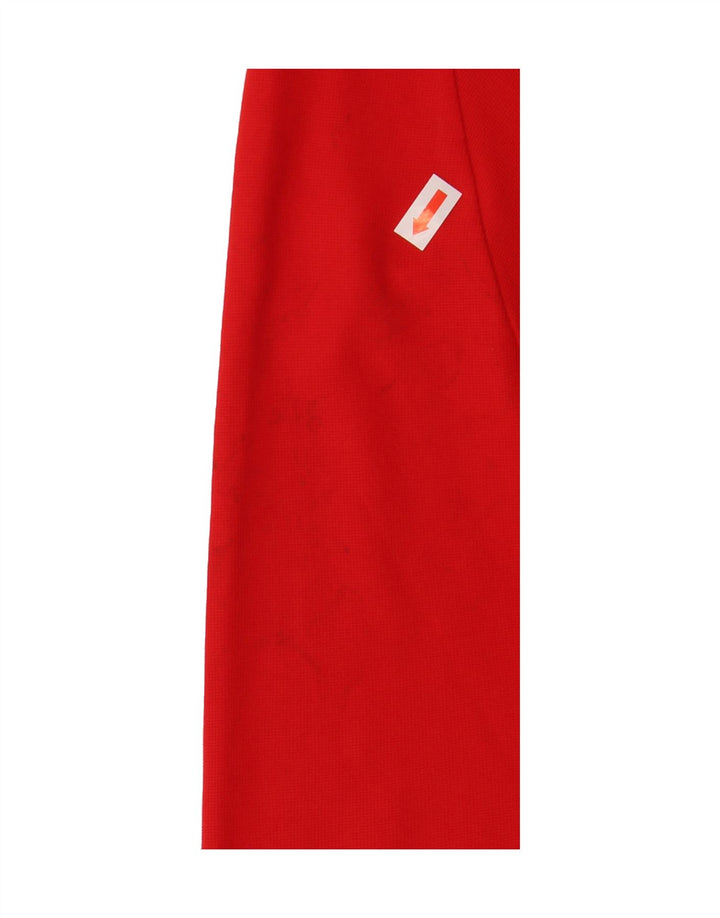 ASICS Mens T-Shirt Top XL Red Polyester Vintage Asics and Second-Hand Asics from Messina Hembry 