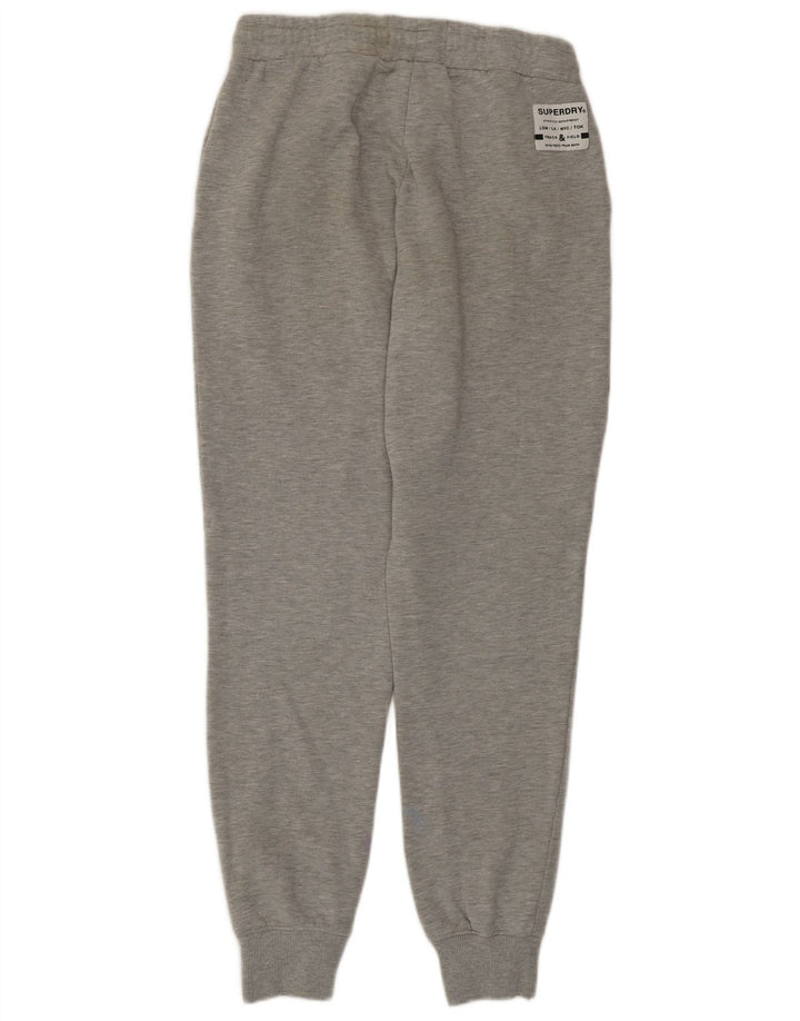 Damskie spodnie dresowe Superdry Joggers UK 12 Średnioszary, bawełniany