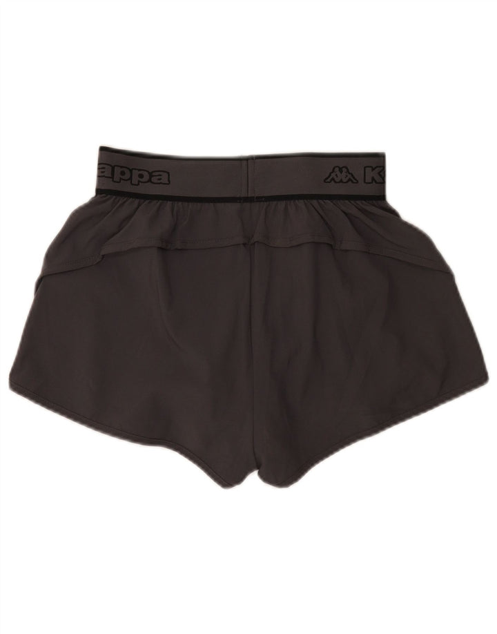 Damskie spodenki sportowe Kappa Graphic UK 6 XS Szary poliester