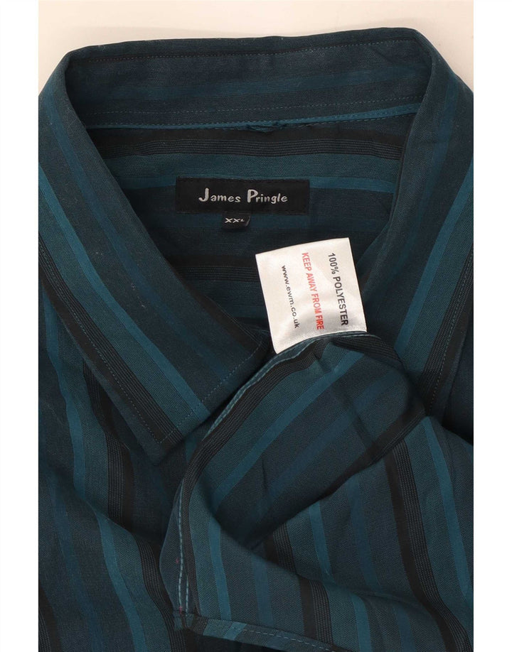 Koszula męska James Pringle 2XL Niebieska poliester