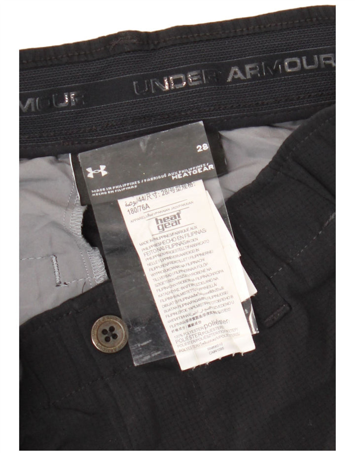 Męskie spodenki Chino UNDER ARMOUR Heat Gear W28, małe, czarne, poliestrowe