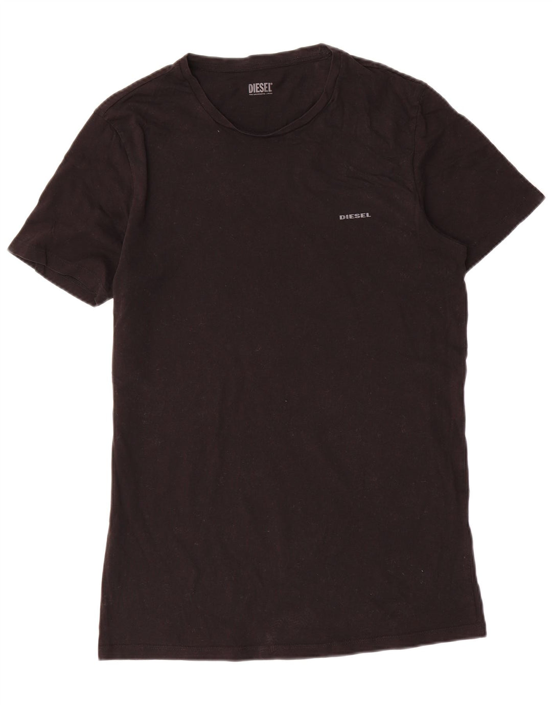 T-shirt męski Diesel, duży, czarny, bawełniany