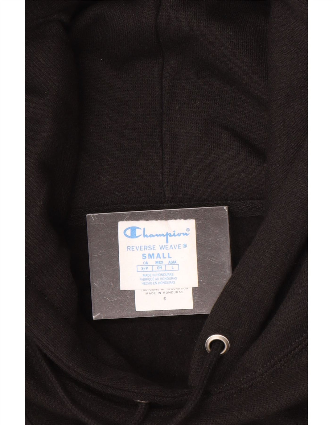 Damska bluza z kapturem typu oversize CHAMPION Reverse Weave UK 10 Small Black