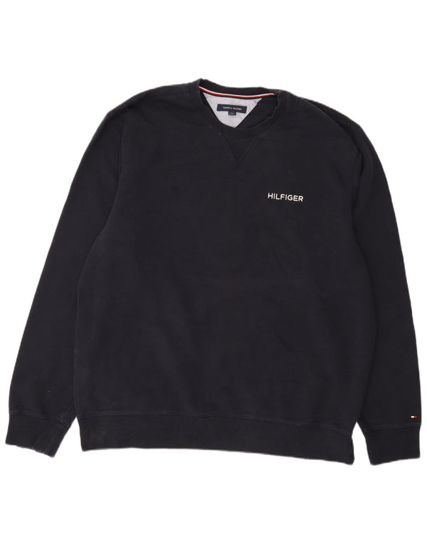 Bluza męska Tommy Hilfiger 2XL granatowa, bawełniana