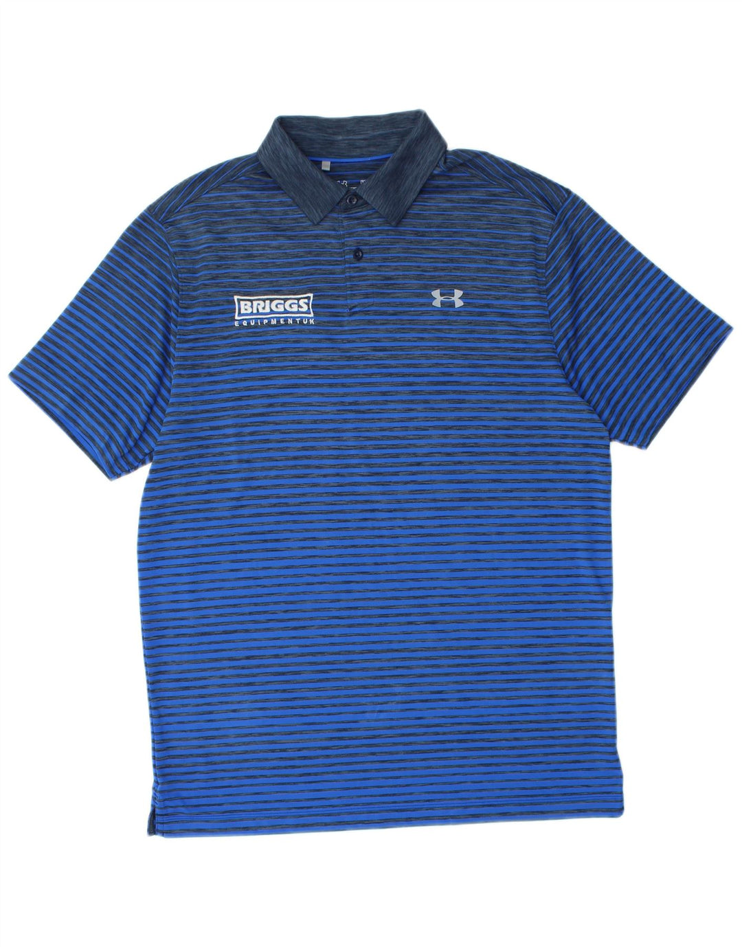 Męska koszulka polo UNDER ARMOUR Heat Gear Graphic w średnie niebieskie paski