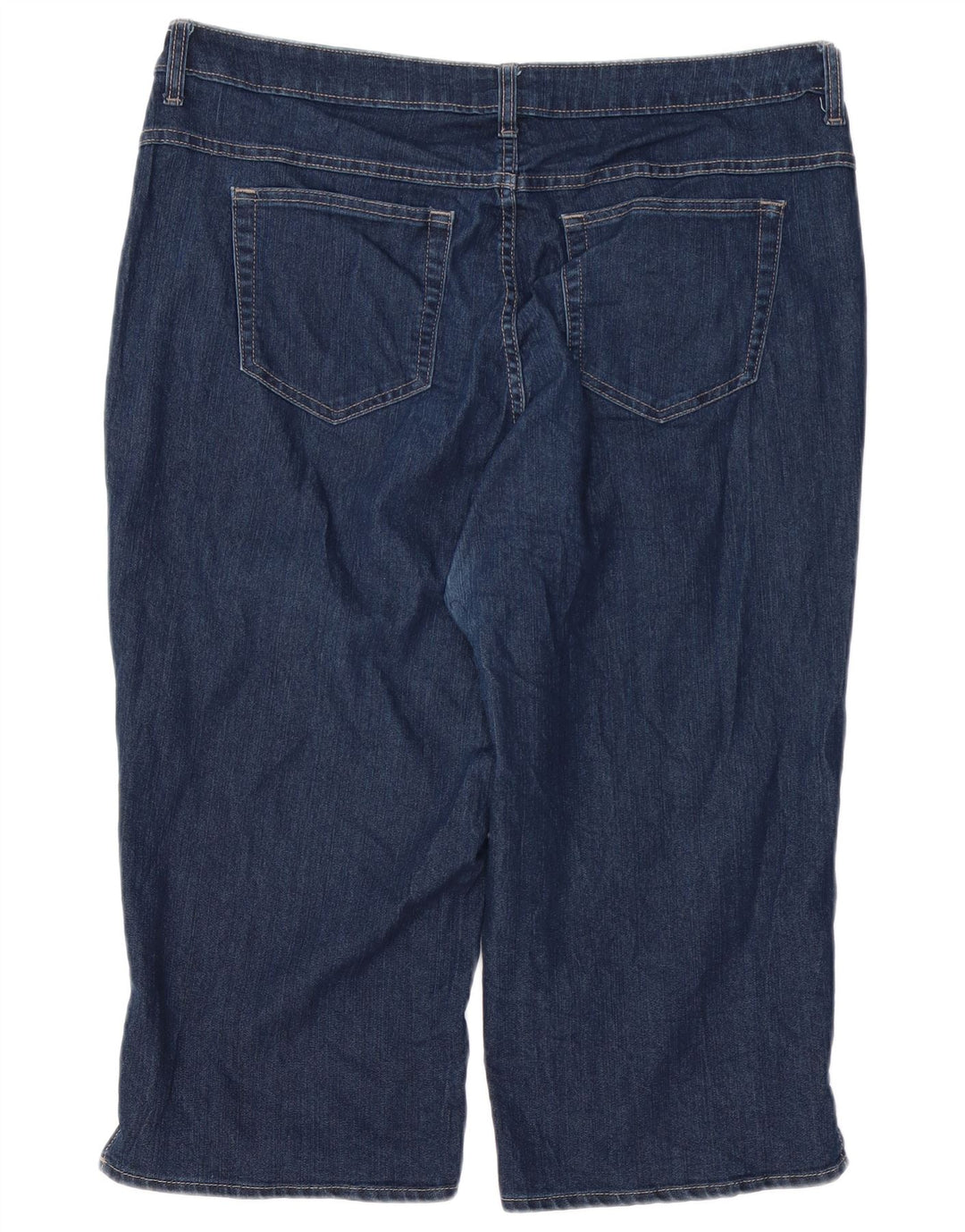 Damskie jeansy Capri LEE Riders W38 L19 granatowe