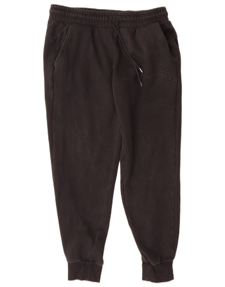 Męskie spodnie dresowe PUMA z grafiką, średnia czerń