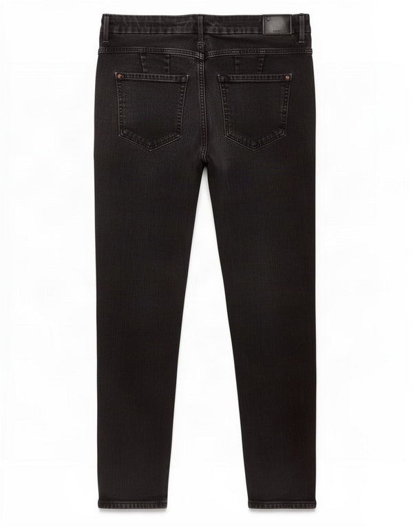 Marks & Spencer Damskie The Magic Straight Jeans UK 16 Duże W34 L26 Czarne