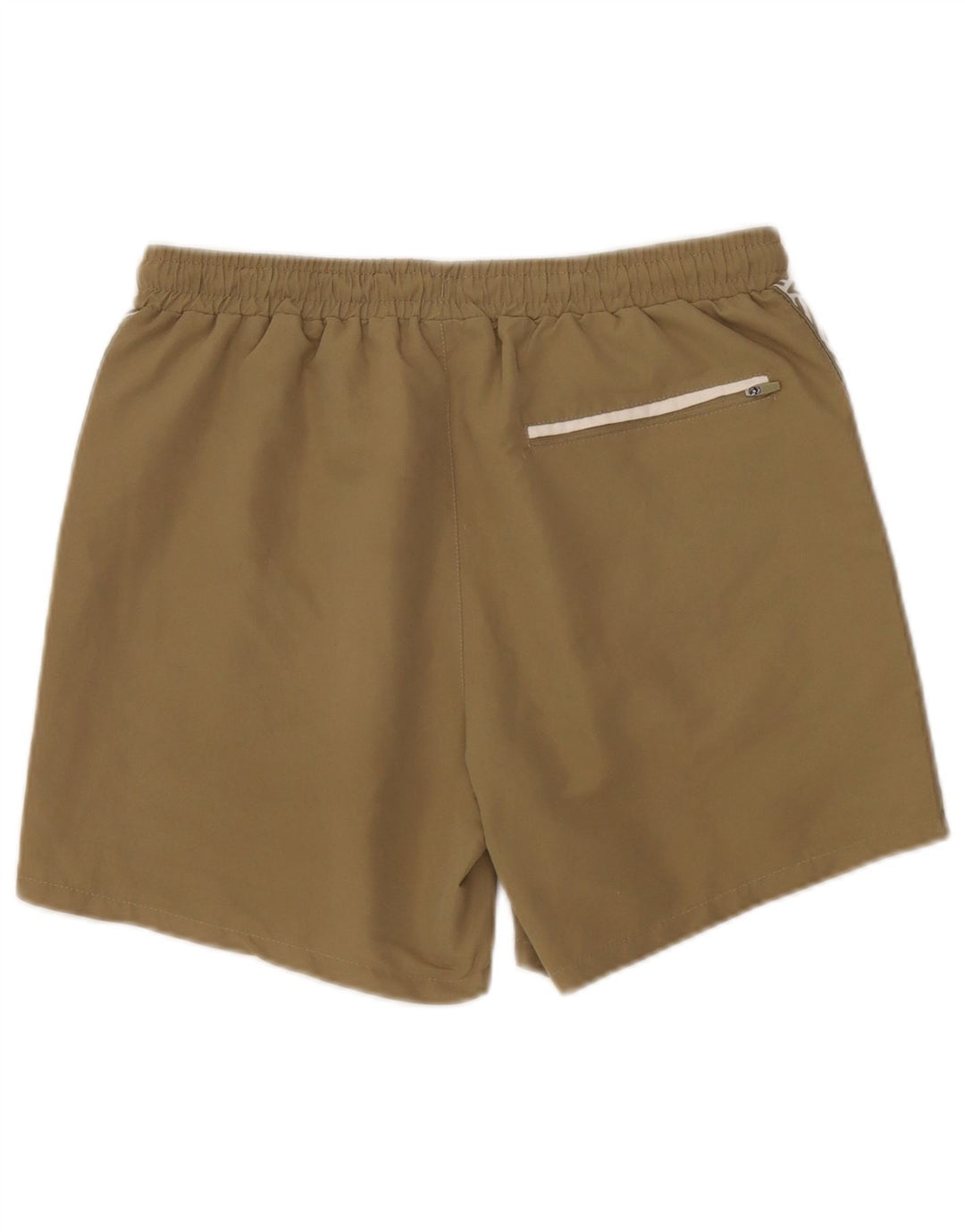 Męskie spodenki kąpielowe Umbro z grafiką, duże, poliestrowe w kolorze khaki