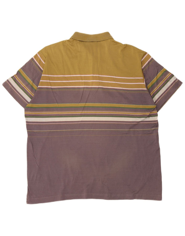 Męska koszulka polo AUSTRALIAN L'ALPINA IT 54 XL w zielone paski