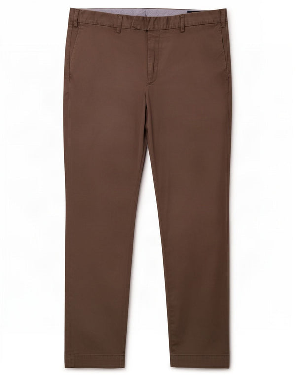Męskie spodnie typu slim chino Polo Ralph Lauren W40 L32 szara bawełna