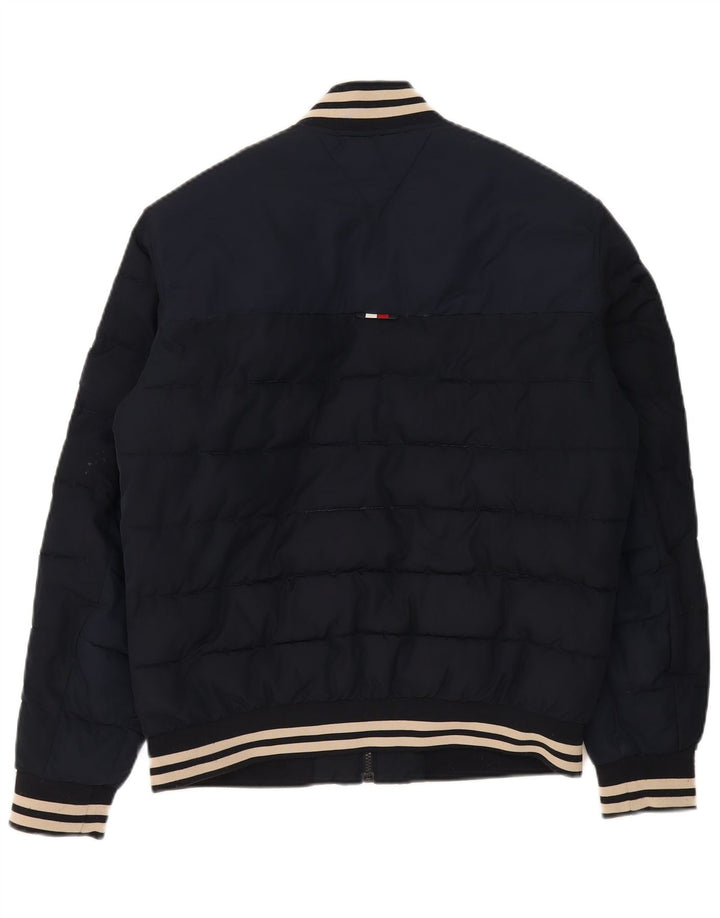 Męska ocieplana kurtka Tommy Hilfiger UK 38, średni granatowy poliester