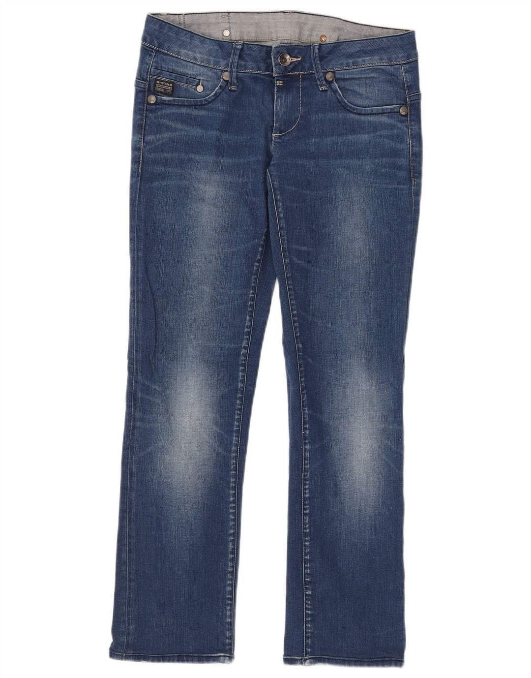 Damskie jeansy Bootcut G-STAR W28 L28 Niebieskie bawełniane