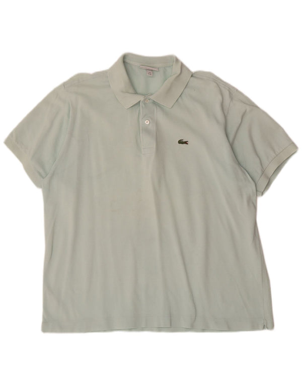 Męska koszulka polo Lacoste o klasycznym kroju, rozmiar 6 XL, niebieska, bawełniana