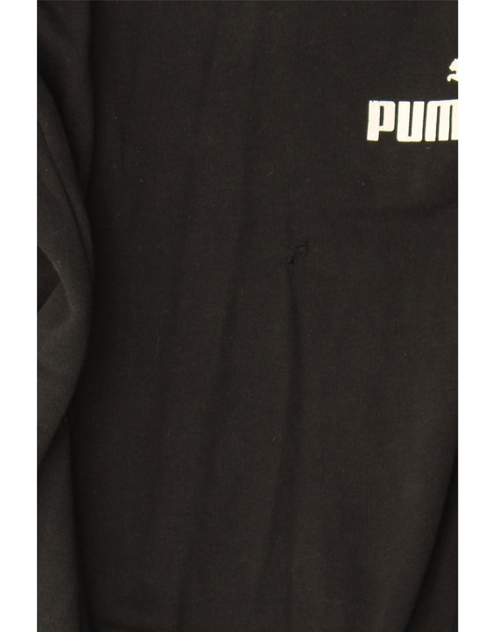 Męskie spodnie dresowe Puma, joggery, średnie czarne