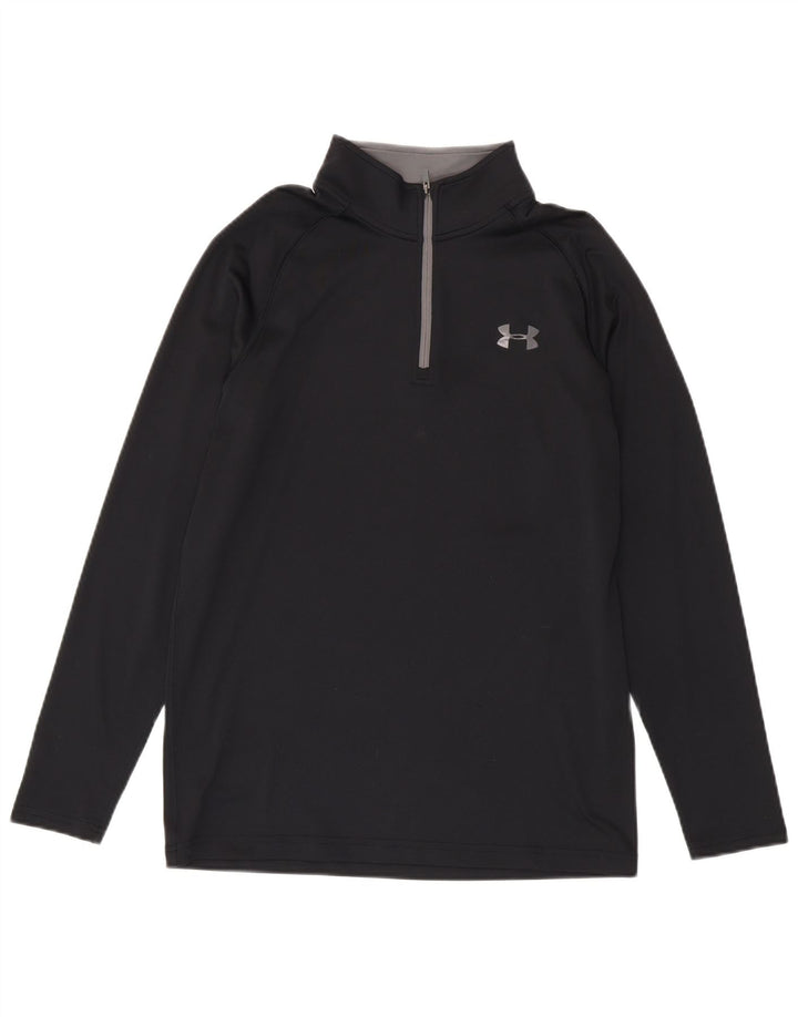 Męski dres Under Armour Heat Gear z zamkiem błyskawicznym i małą czarną