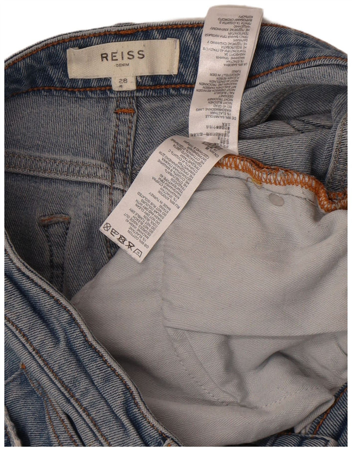 Jeansy damskie Reiss W28 L27 Niebieskie bawełniane
