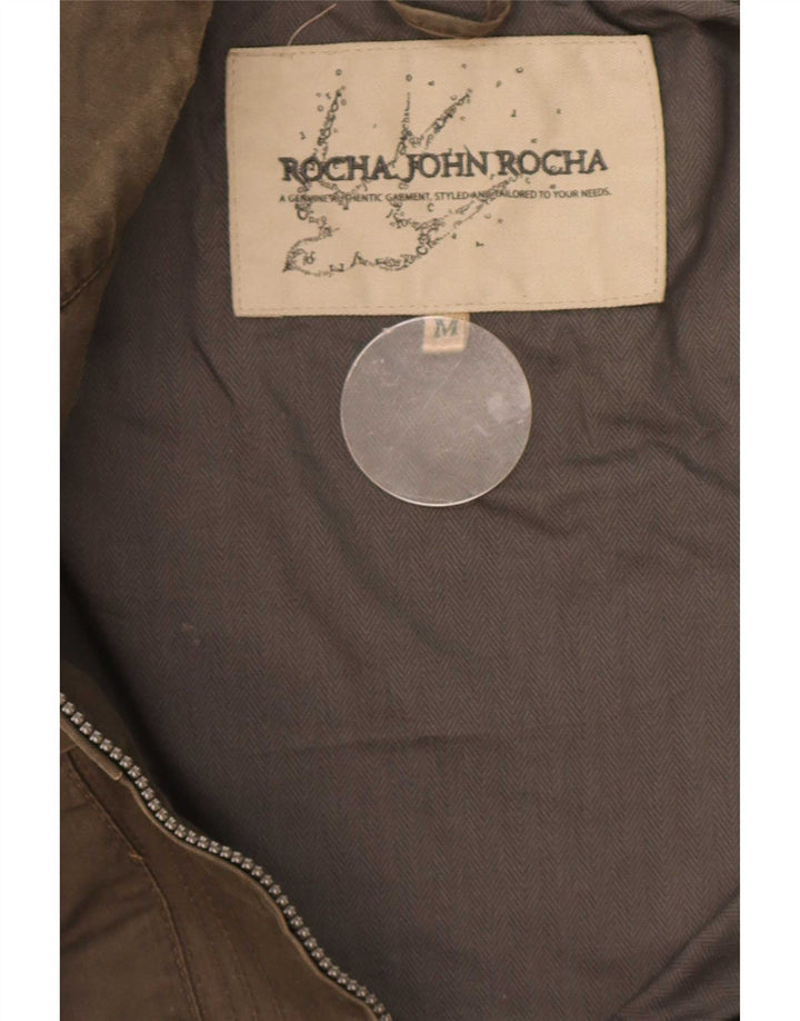 Męska kurtka użytkowa John Rocha UK 38, średnia bawełna khaki