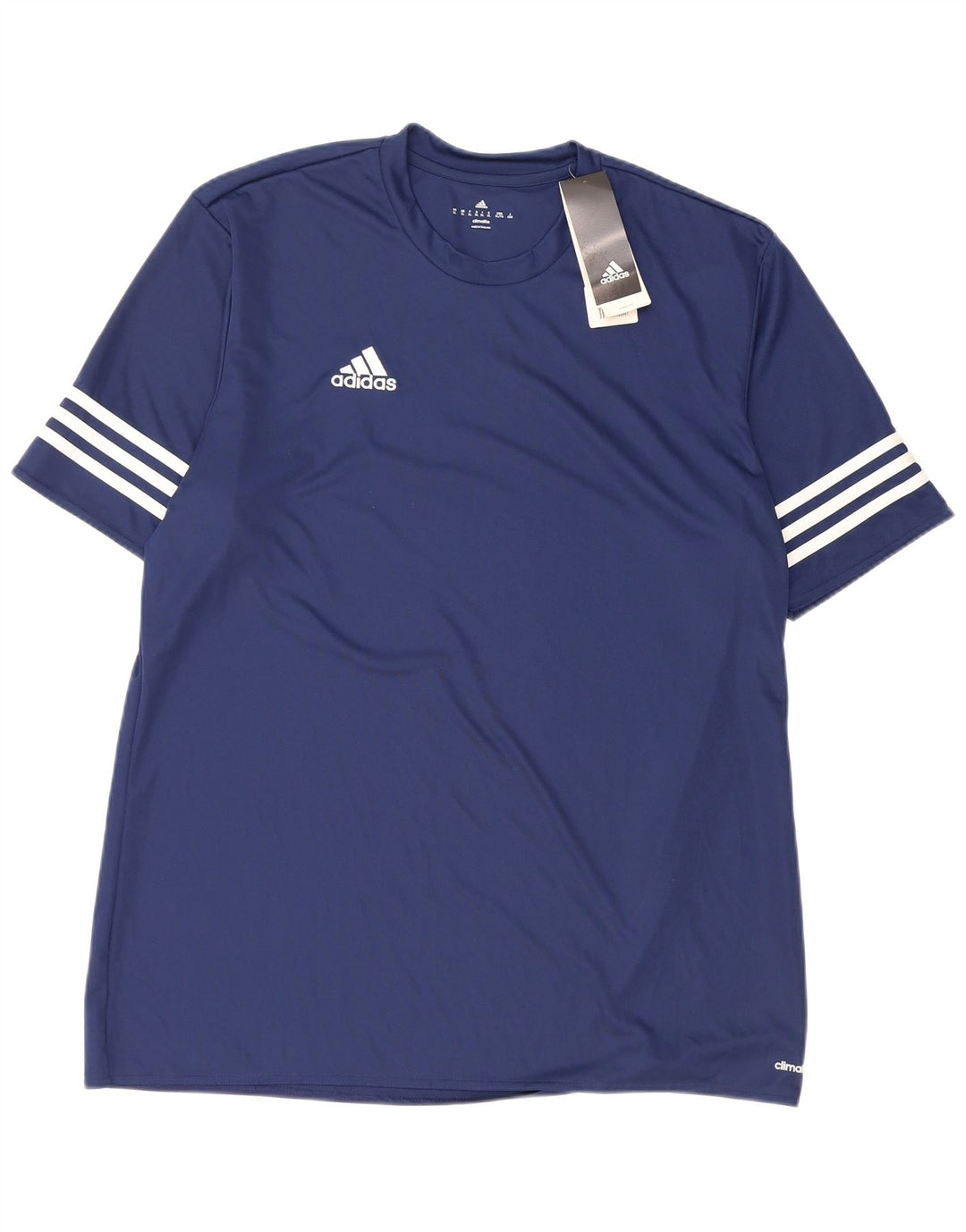 Adidas Męski T-shirt Climalite Top XL Granatowy Poliester