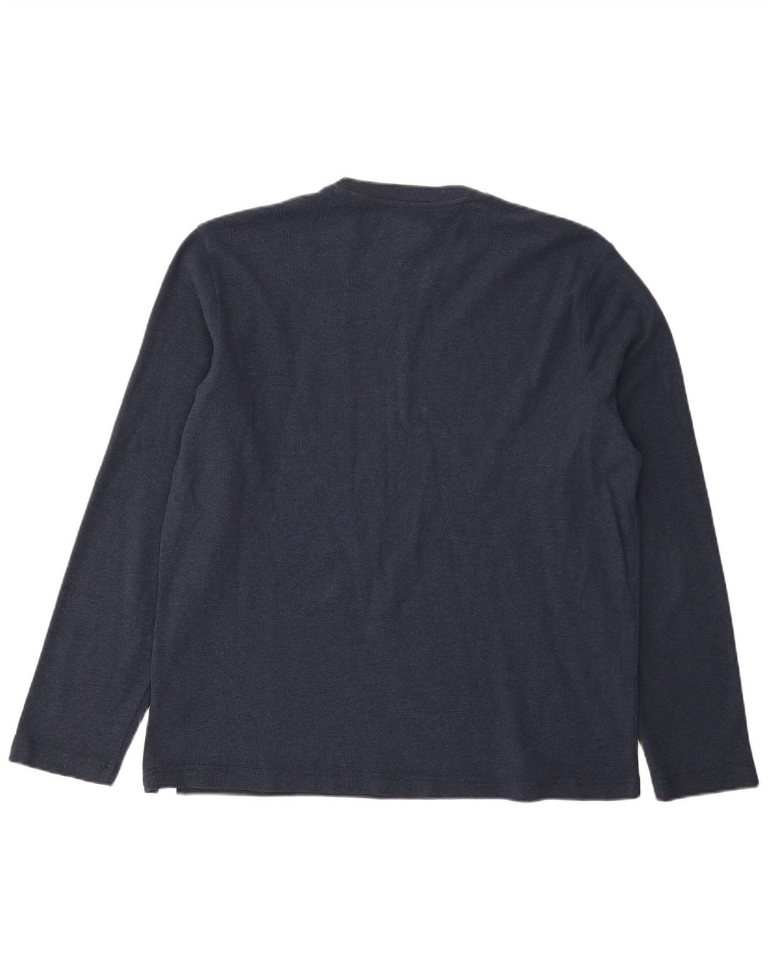 Męska koszulka Tommy Hilfiger z długim rękawem XL, granatowa, bawełniana