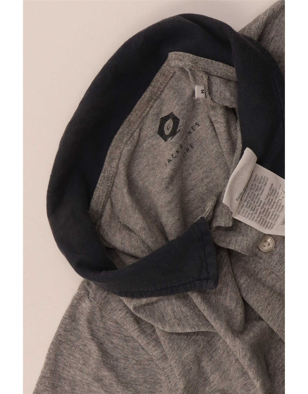 Męska koszulka polo Jack & Jones, bawełniana, w kolorze średniej szarości