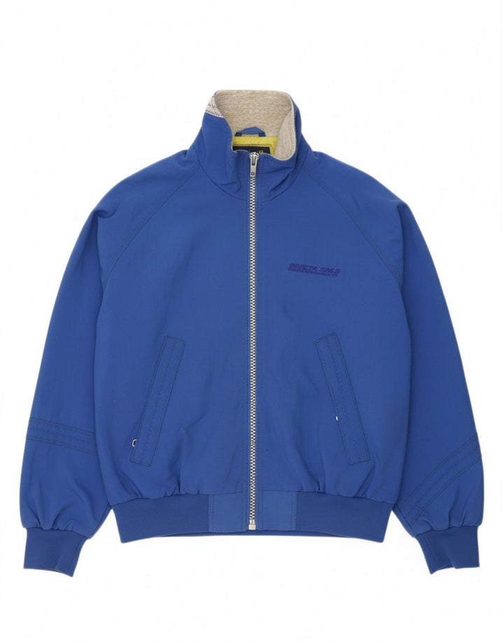 INVICTA Mens Bomber Jacket UK 36 Small Blue Polyester Vintage Invicta and Second-Hand Invicta from Messina Hembry 