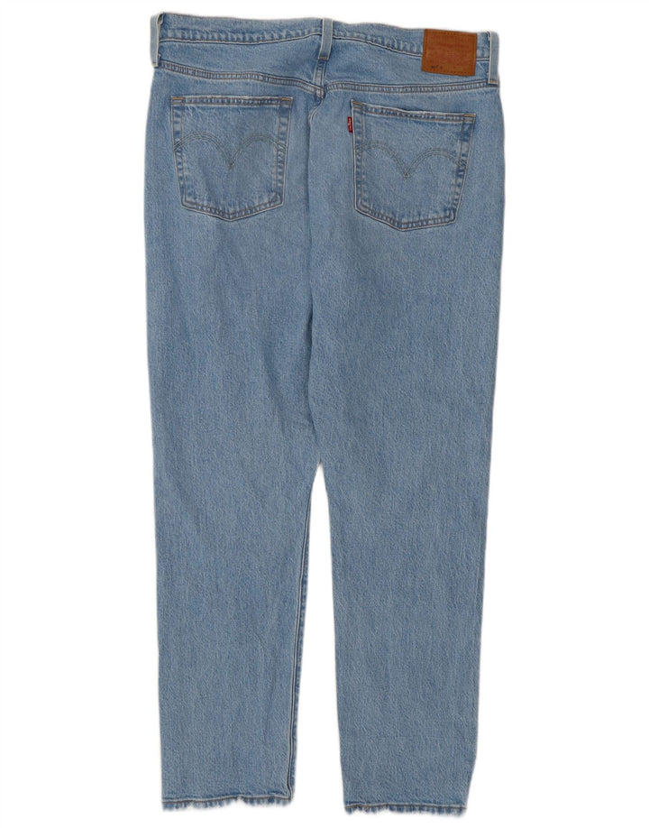 Damskie jeansy Levi's 501 w trudnej sytuacji W32 L28 Niebieska bawełna