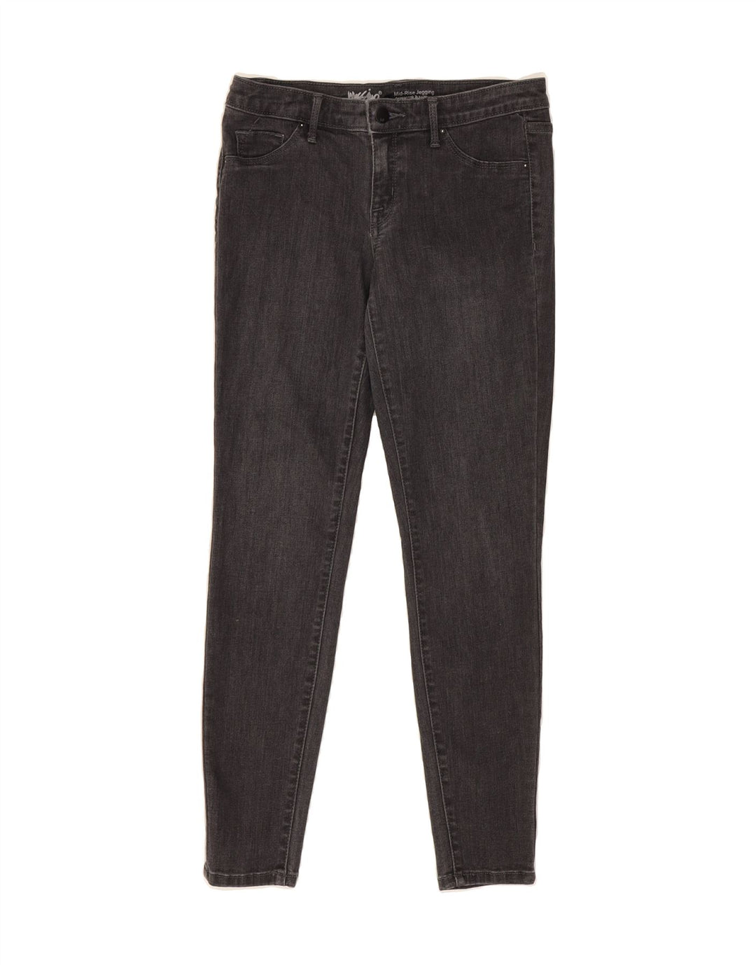 MOSSIMO Womens Mid Rise Jegging Jeans US 4 Small W27 L28 Grey Cotton Vintage Mossimo and Second-Hand Mossimo from Messina Hembry 