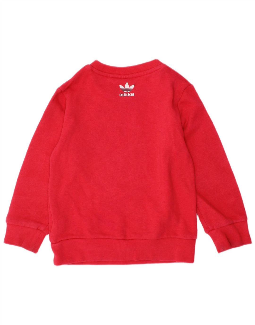 Bluza chłopięca ADIDAS z grafiką, 18-24 miesięcy, różowa, bawełniana