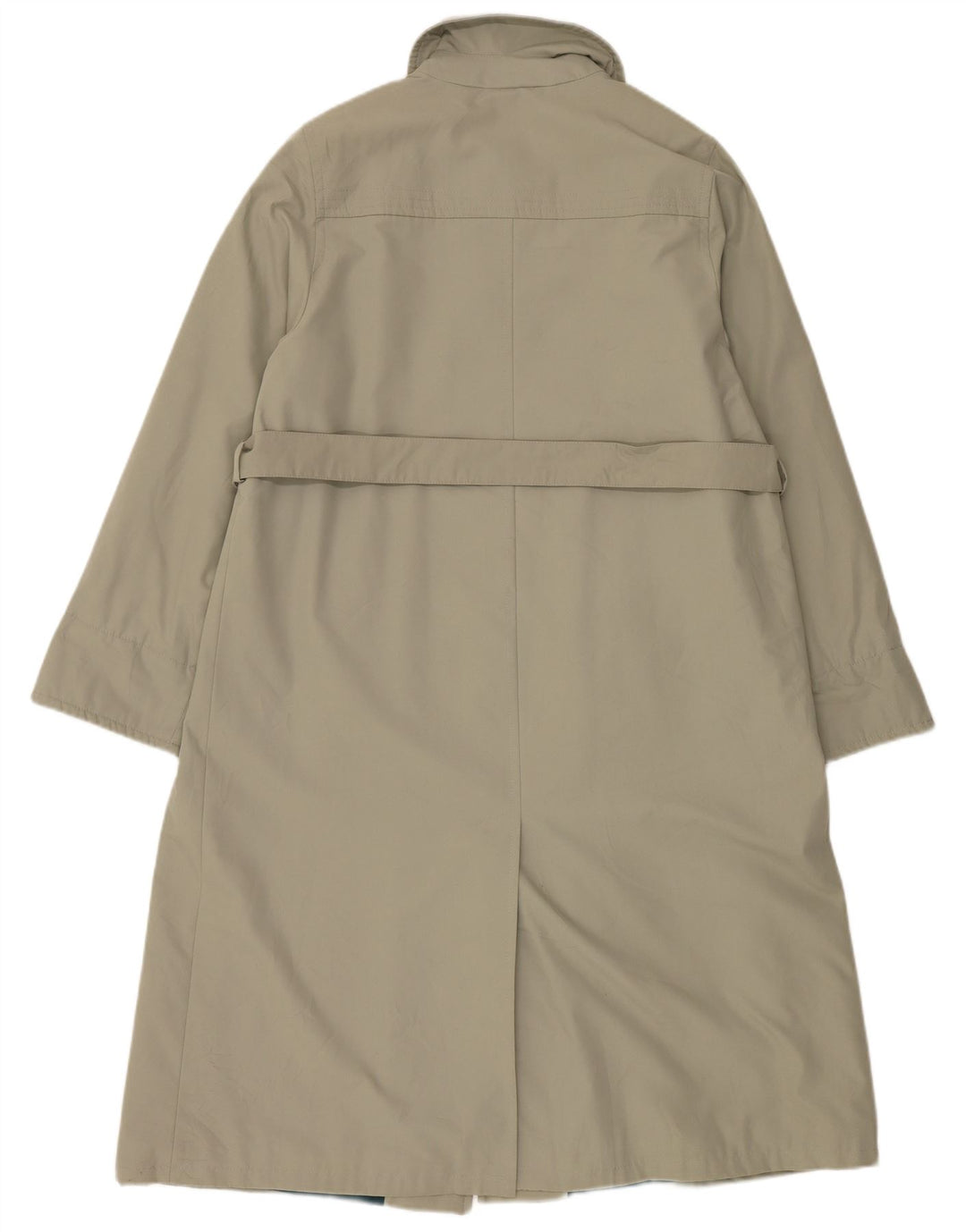 Vintage damski trencz UK 16, duży khaki
