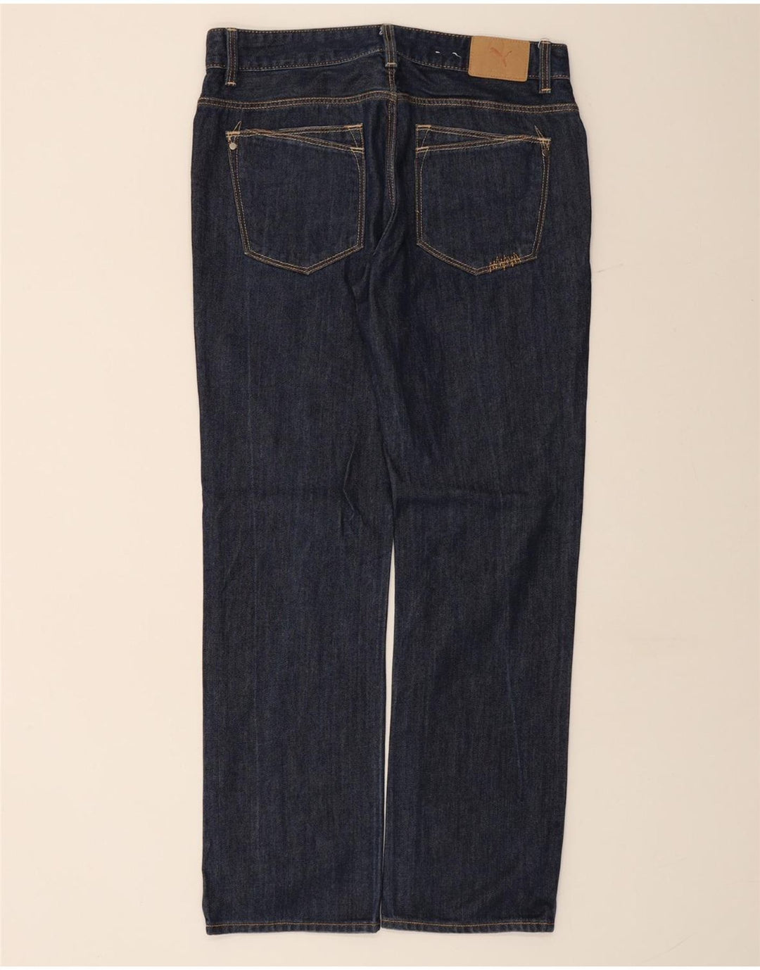 Męskie proste dżinsy PUMA W32 L32 Granatowa bawełna