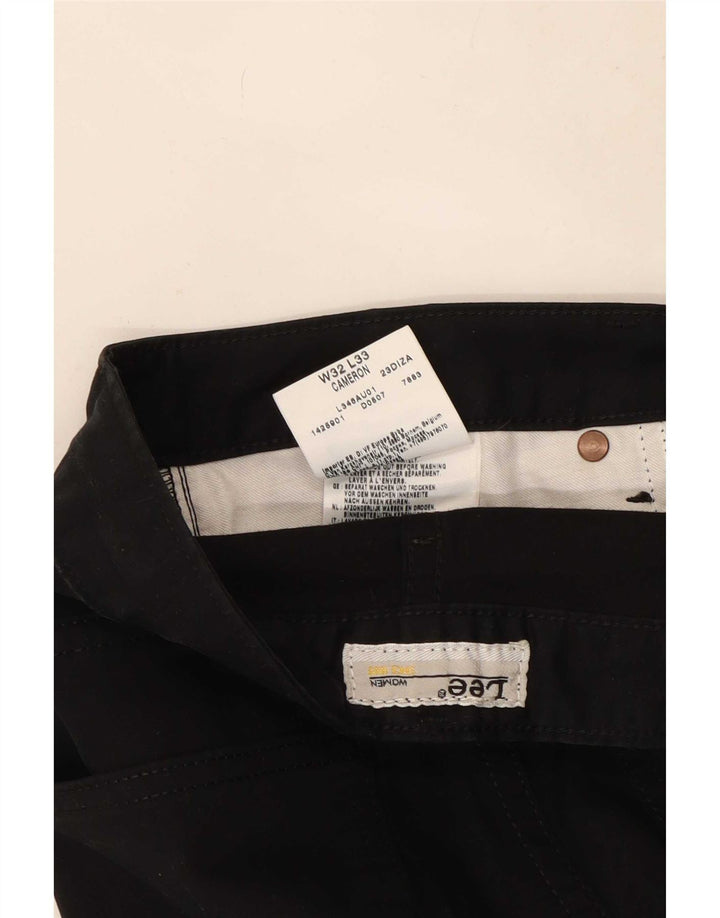 Damskie spodnie Lee Cameron Bootcut W32 L33 Czarna bawełna