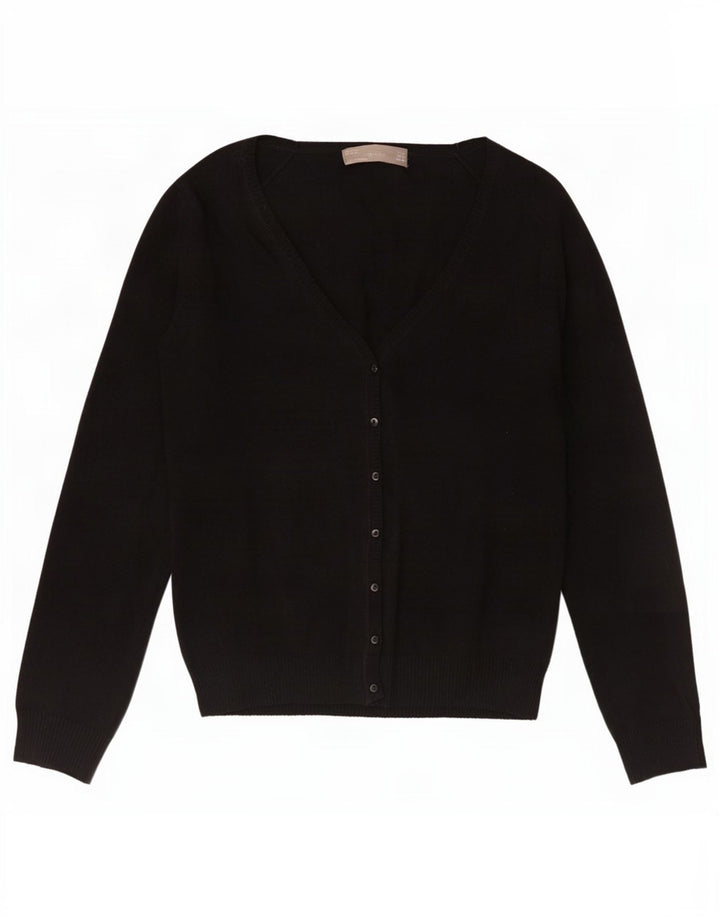 Sweter damski Zara UK 12, średni czarny, bawełniany