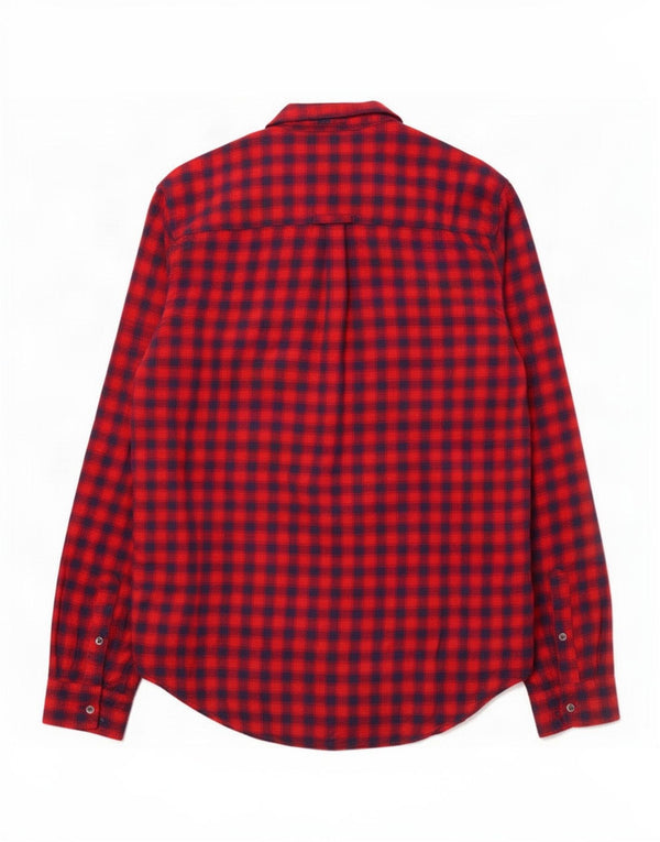 Damska koszula flanelowa Superdry UK 10 Small Red Gingham wiskoza