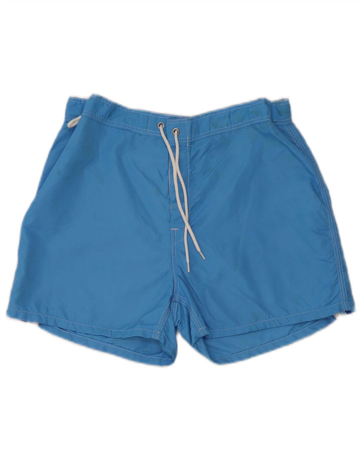 Męskie spodenki kąpielowe Sundek, nylon w niebieskie paski
