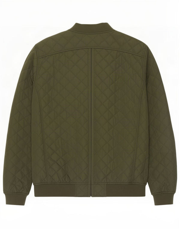 Męska pikowana kurtka Zara UK 42 XL Zielony poliester