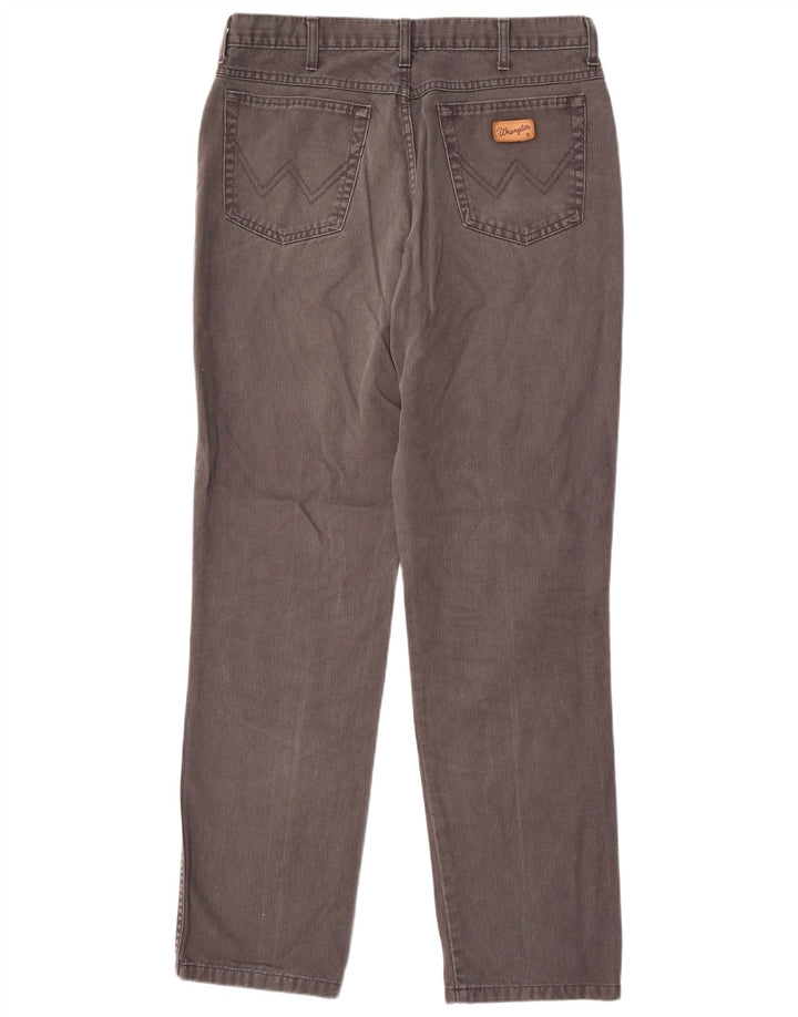 Męskie jeansy Wrangler Ohio Straight W34 L32 Szara bawełna