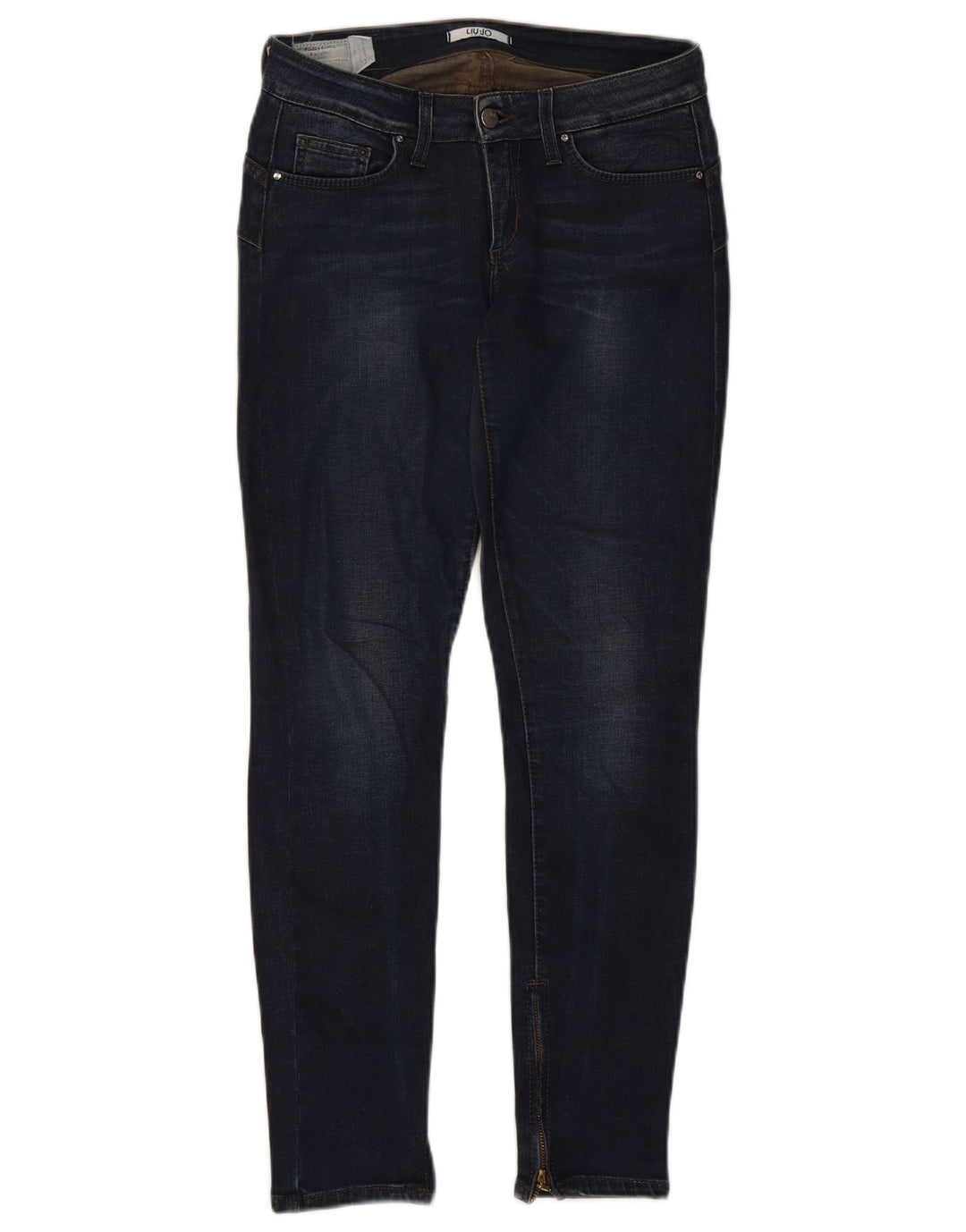 LIU JO Womens Skinny Jeans W30 L30 Navy Blue