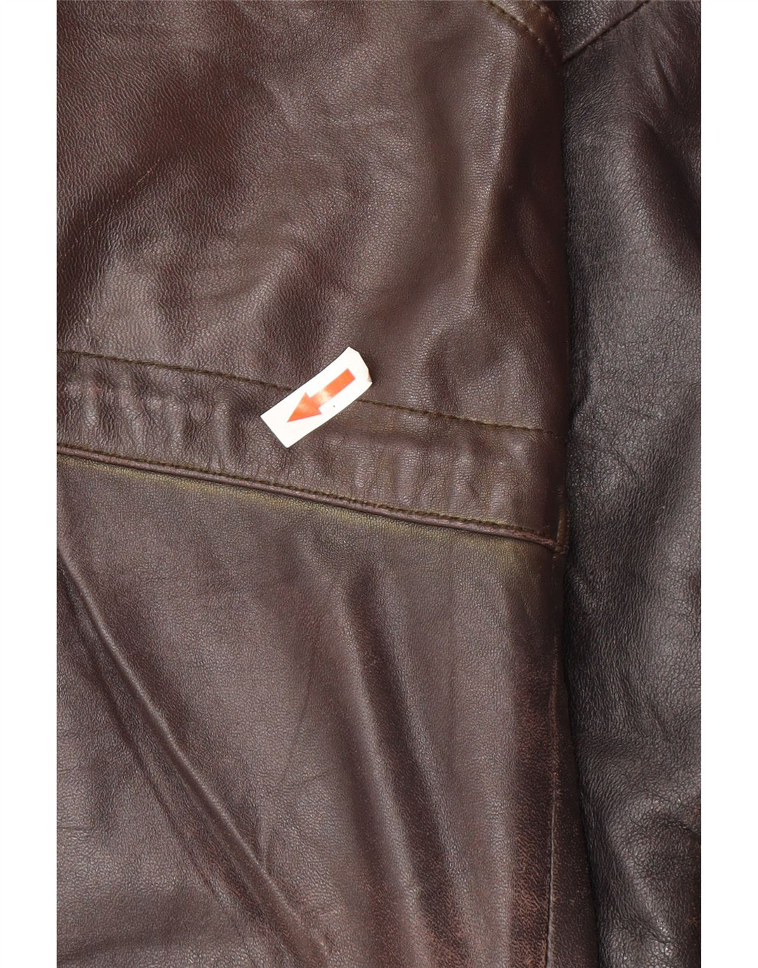 Vintage męska skórzana kurtka UK 44 2XL czarna skóra