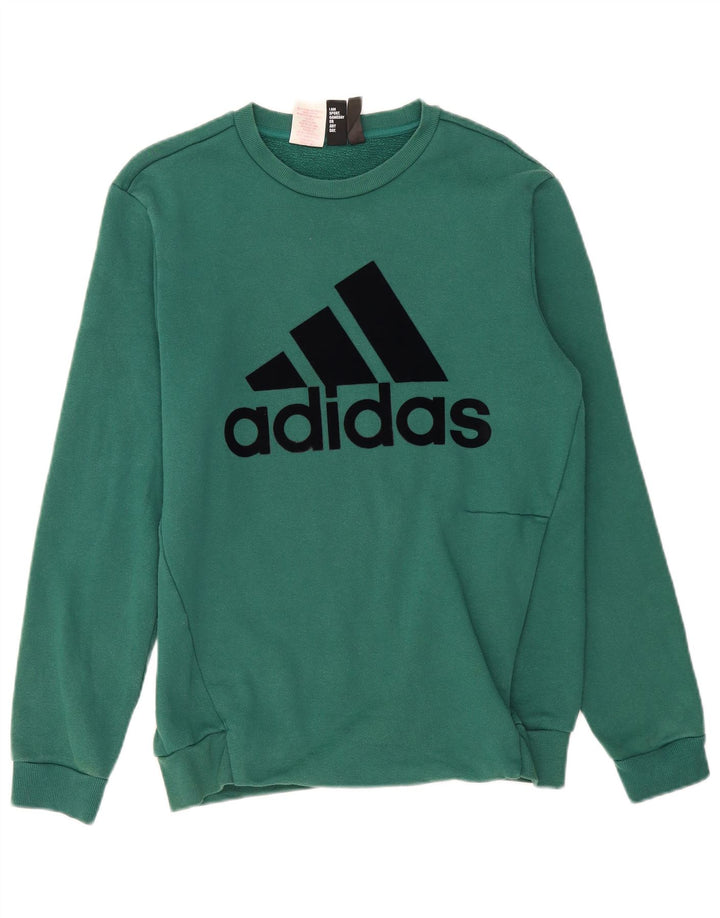Bluza chłopięca Adidas 15-16 lat, zielona bawełna