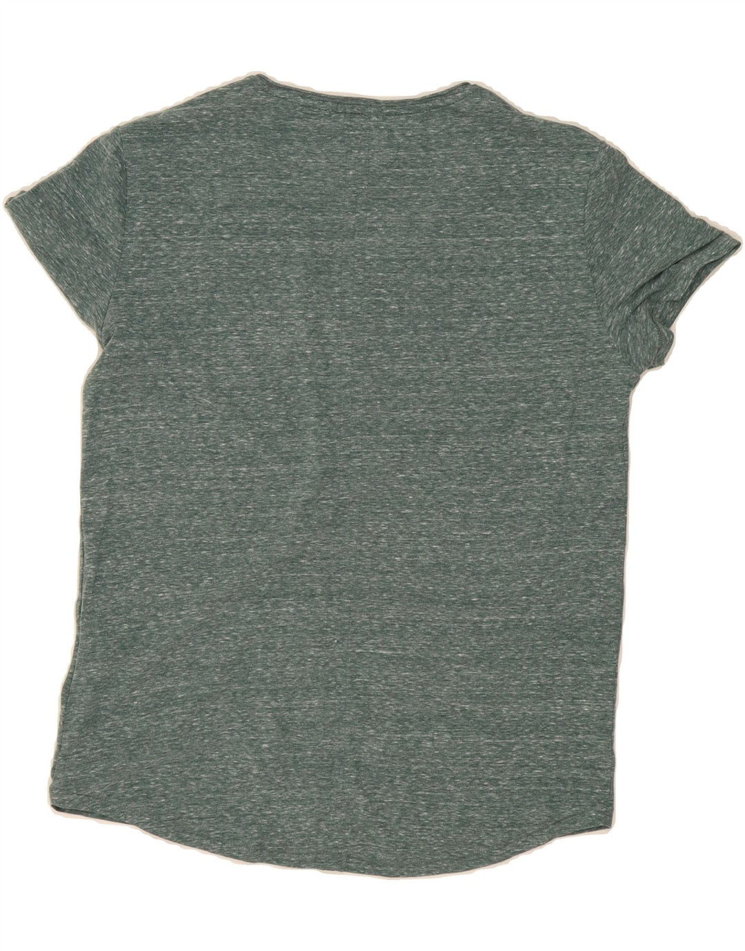 TOMMY HILFIGER Mens Slim Fit T-Shirt Top Medium Green Polyester Vintage Tommy Hilfiger and Second-Hand Tommy Hilfiger from Messina Hembry 