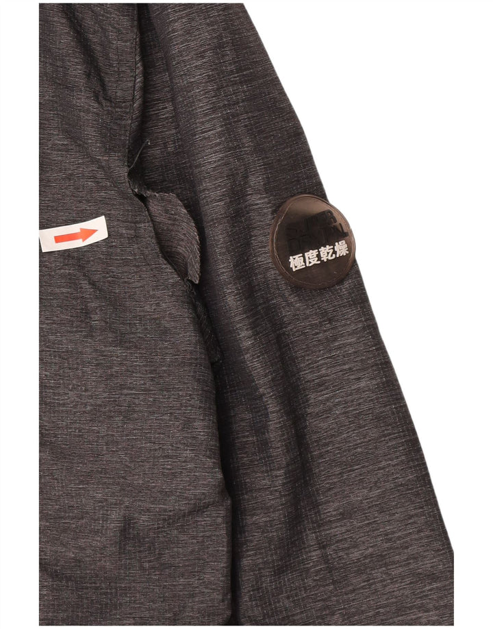 Damska kurtka przeciwdeszczowa Superdry UK 14 Średni szary nylon