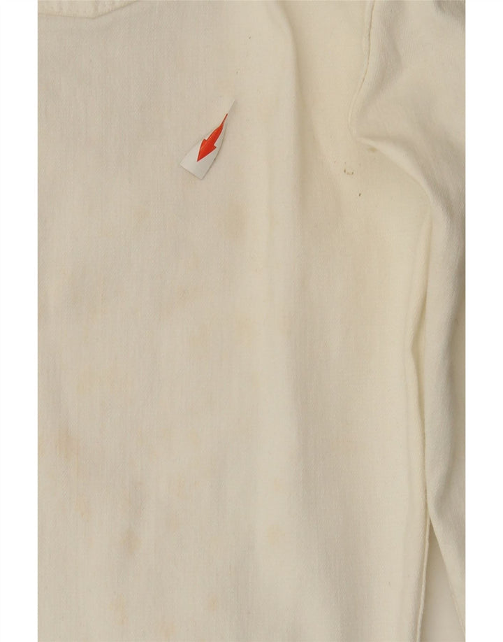 Damskie jeansy rozkloszowane Tommy Hilfiger W32 L30 w kolorze złamanej bieli, bawełniane